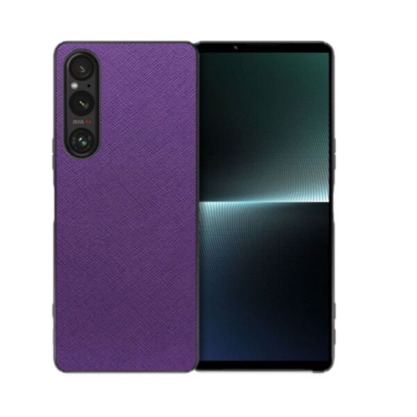 SONY Xperia1v スマホケース パープル