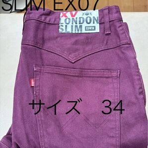 【新品未使用品】EDWIN LONDON SLIM EX07 サイズ34