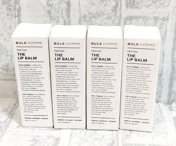 BULK HOMME THE LIP BALM 4個セット リップバーム 新品未開封