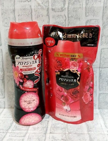 新品未使用 アロマジュエル 柔軟剤 レノアハピネス