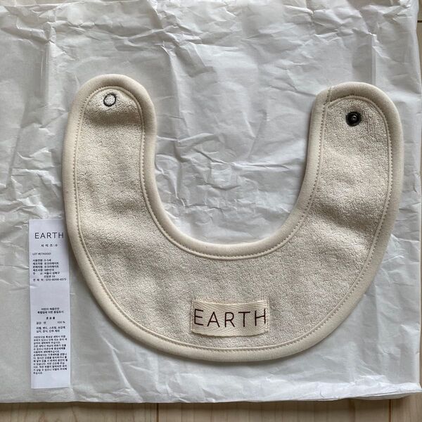 EARTH THE ARCHIVE アース newborn オーガニックビブ 新生児用 bib スタイ よだれかけ