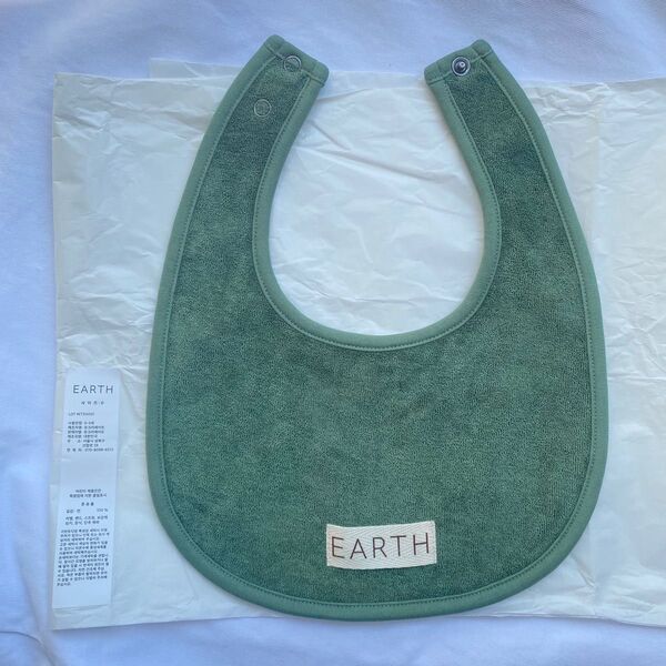EARTH THE ARCHIVE アース オーガニックビブ bib スタイ よだれかけ オーガニックコットン