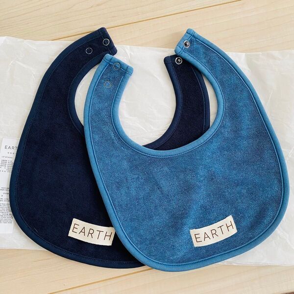 EARTH THE ARCHIVE アース オーガニックビブ bib スタイ よだれかけ オーガニックコットン