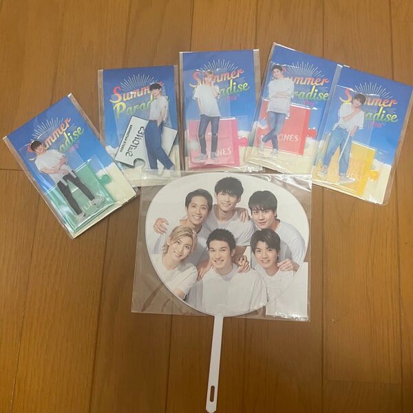 SixTONES サマパラ うちわ アクスタ 7点セット