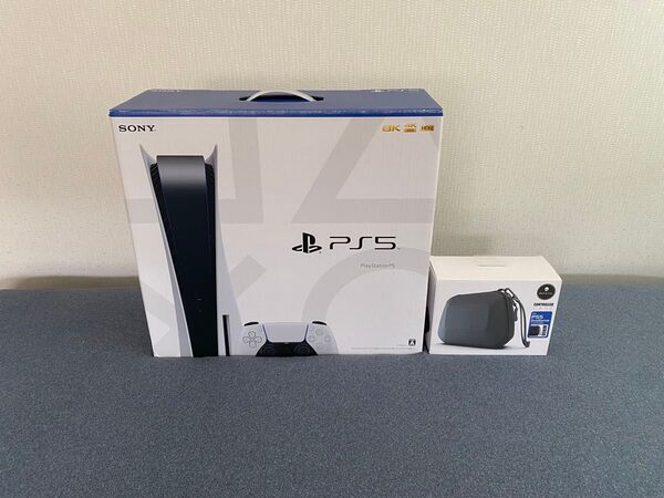 【極美品!】PS5本体(CFI-1000)+コントローラーケースセット