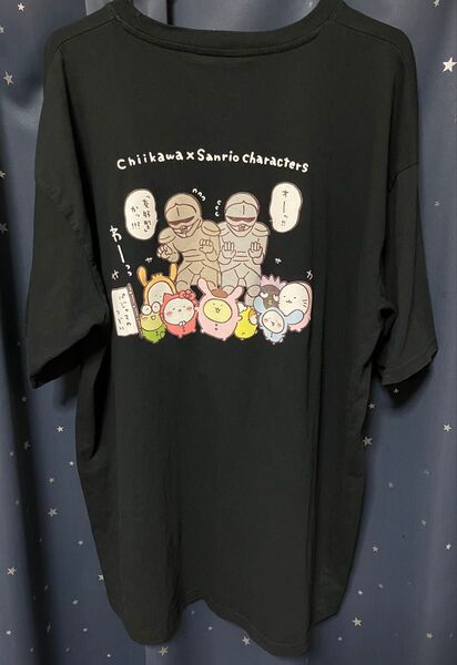 ちいかわ×サンリオキャラクターズ コラボTシャツ サイズ4L(3XL) 鎧さん