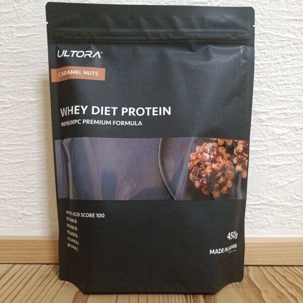 ULTORA ウルトラ ホエイダイエットプロテイン キャラメルナッツ風味 450g