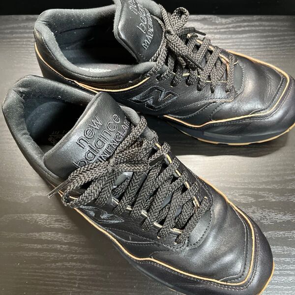 New Balance U1500 KBI メイド イン UK レザー ブラック 27.0cm