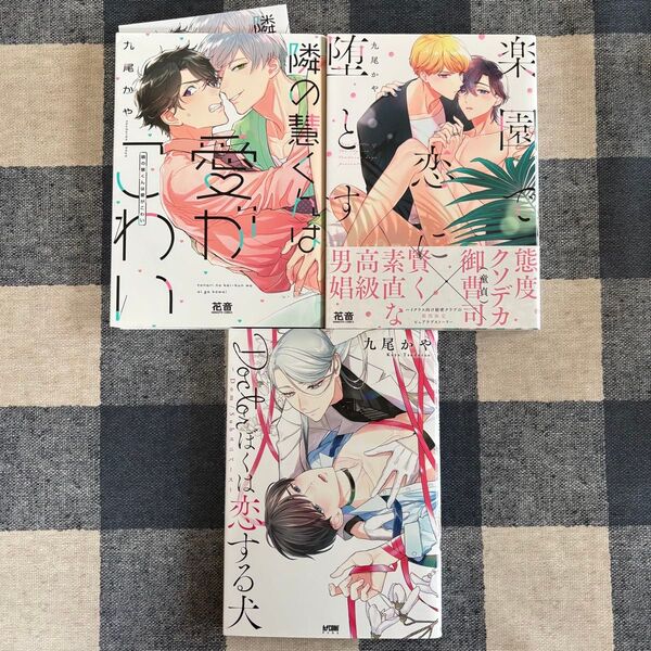 BLコミック Doctorぼくは恋する犬 Dom/Subユニバース/九尾かや 他2冊