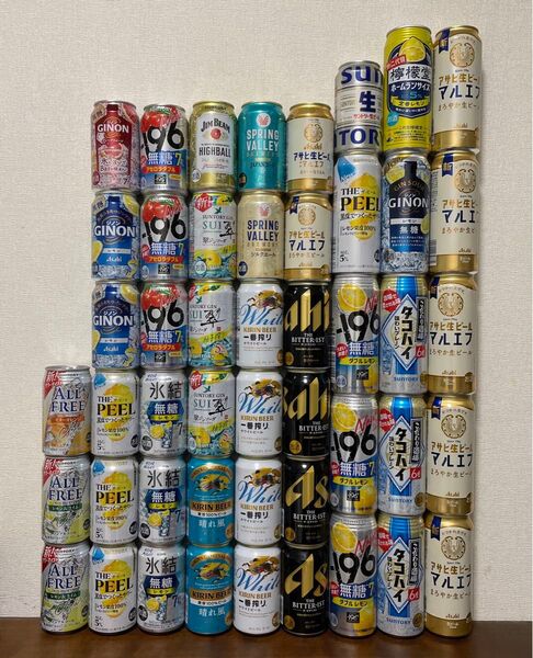 新品/酒 まとめ売り 350ml×34本 500ml×14本 計48本