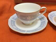 ノリタケ☆Noritake☆レースウッドゴールド☆カップ&ソーサー☆ペア_画像2