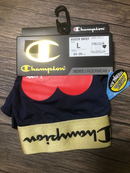 Champion ボクサーブリーフ Lサイズ ネイビー 新品