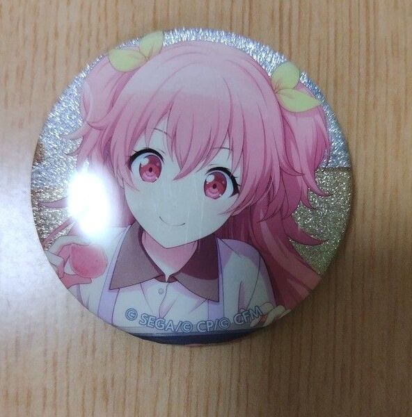 プロセカ 桃井愛莉 グリッター缶バッジ