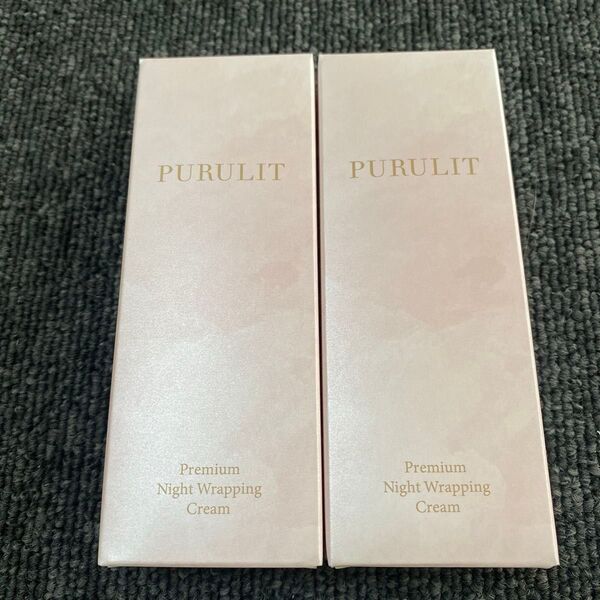 with COSME PURULIT プルリット プレミアムナイトラッピングクリーム 35g 2本セット PRL高保湿マスク