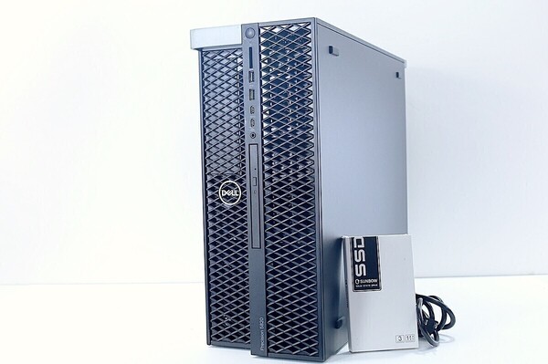 Quadro P2000 ゲーミング DELL precision T5820★Xeon W-2125 4.5Ghz★メモリ16GB/SSD256GB+HDD1TB/DVD office デスクトップ Windows11 9