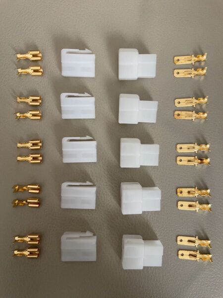2極コネクター オスメス5組セット 250型 2PF250K