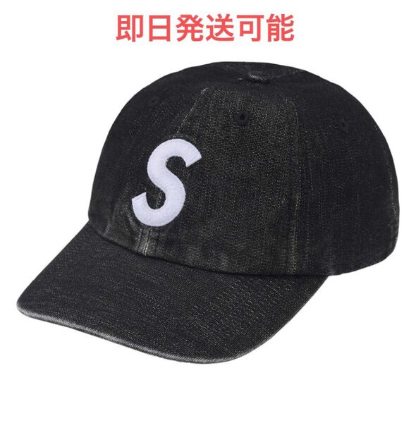 Supreme Cordura Denim S Logo 6-Panel "Black"
