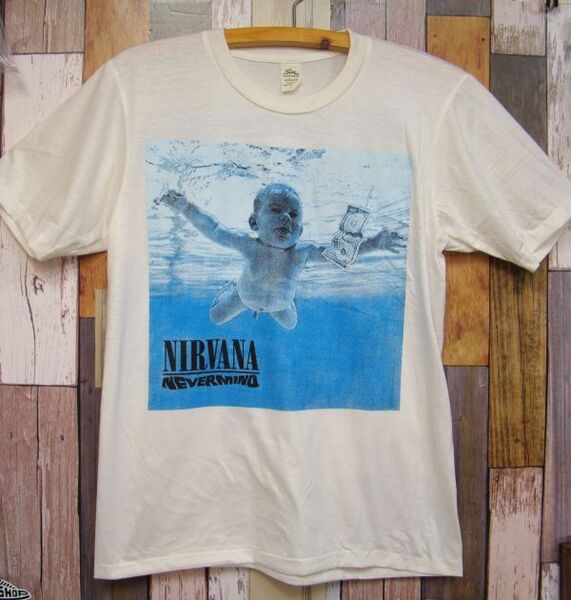 【送料無料】XL/2★新品 ネバーマインド【Nirvana】ニルヴァーナ★バンドTシャツ★ビンテージスタイル