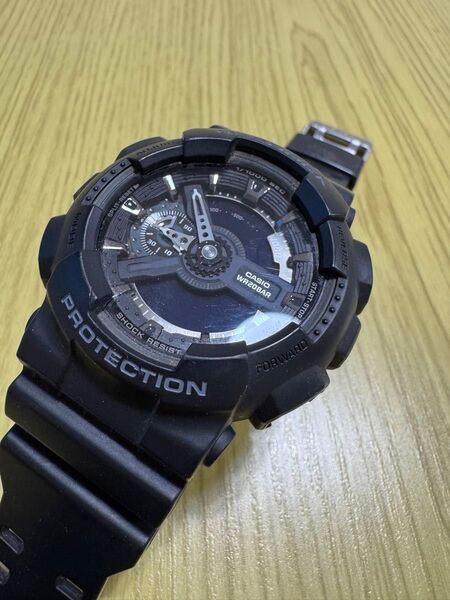 CASIO G-SHOCK GA-100A-7A 腕時計 ブラック