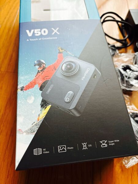 AKASO V50X アクションカメラ 4K30fps20MP ブラック