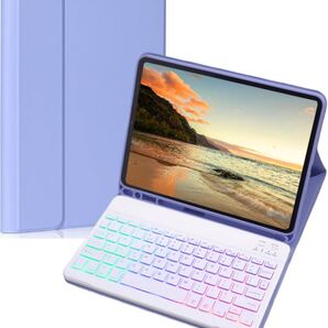 Fire HD 10 第13/11世代 (2023/2021年発売)キーボードケース RGBバックライト ペンシル バックライト