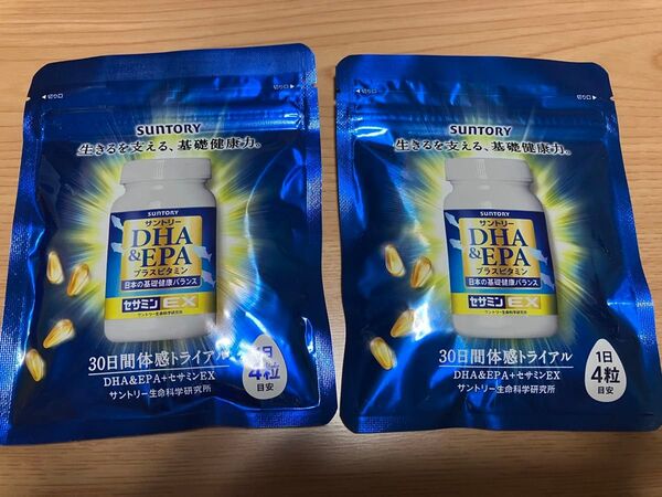 サントリー DHA&EPA+セサミンEX 30日分×2袋セット