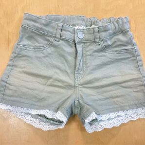 美品 エイチアンドエム レース付き ショートパンツ 短パン 半パン ホットパンツ 子供服