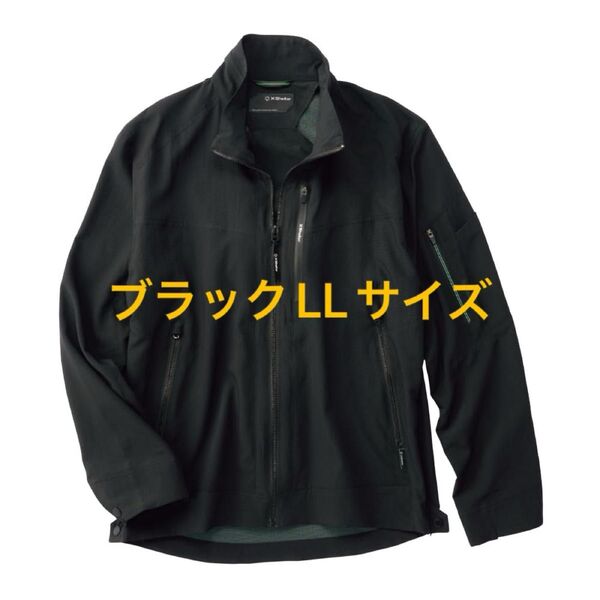 【LLサイズ】エックスシェルター 暑熱ジャケット ブラック ワークマン 上着