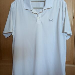 半袖ポロシャツ UNDER ARMOUR Lサイズ ホワイト