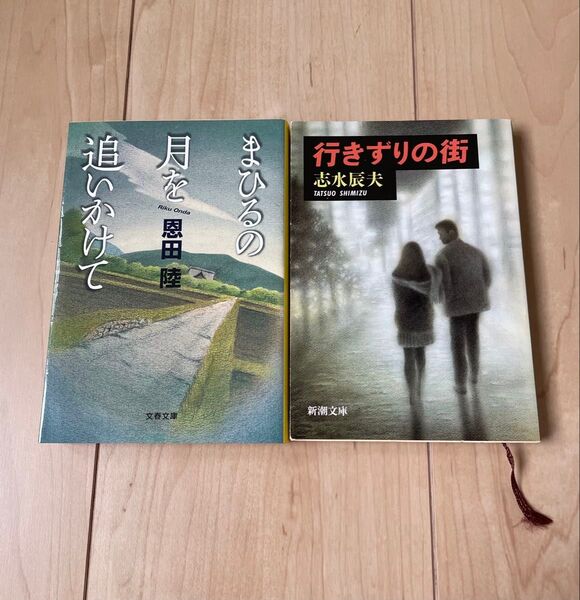 月を追いかけて/行きずりの街 文庫本 2冊セット