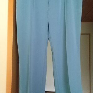 ノアール レーベル パンツ グレー/ブルー サイズ1 S~M