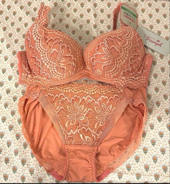 天使のブラ スリムライン 552 ノンワイヤーブラジャー ブラ&ショーツセット