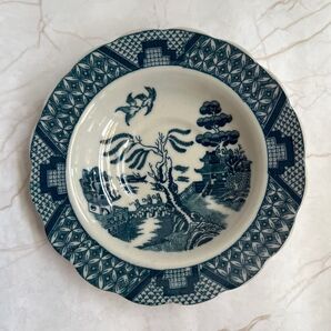 長期保管品 ブルーウィロー ソーサー ビンテージ お皿 プレート