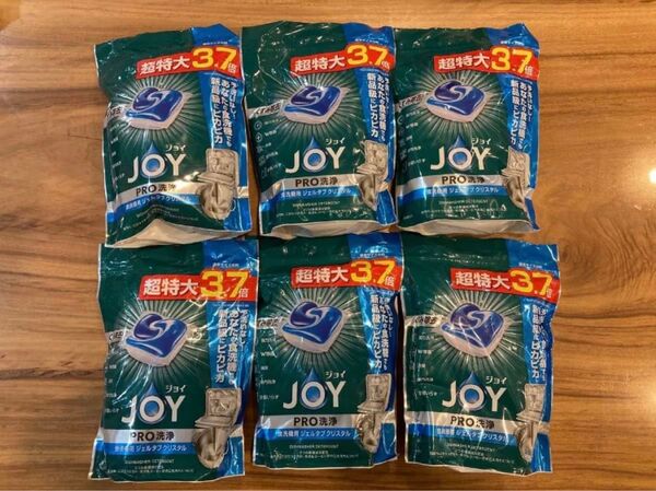 JOY 食洗機用 ジェルタブクリスタル 超特大 48個入り×6袋セット