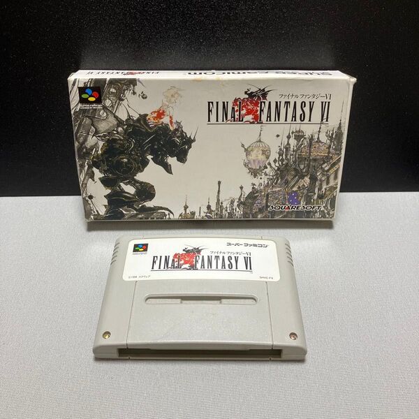 スーパーファミコン SFC ファイナルファンタジー6 ファイナルファンタジーVI ファイナルファンタジー 箱 ソフト ゲームソフト