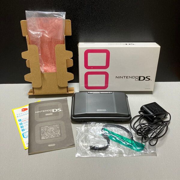ニンテンドーDS Nintendo 任天堂 NDS 初代 DS NTR-001 グラファイトブラック 本体 箱 取説 充電器