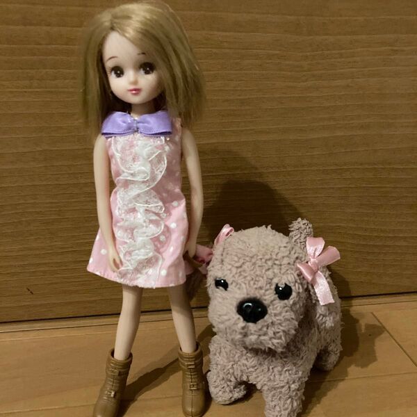 リカちゃん人形 わんちゃんとおさんぽリカちゃん 当時物