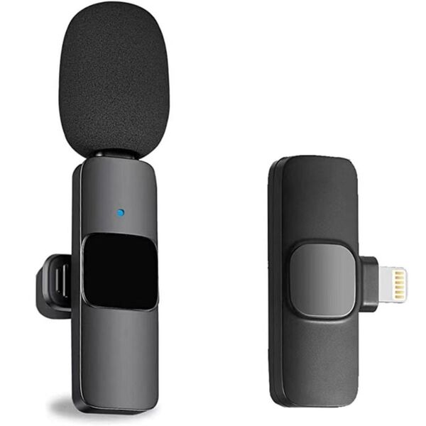 ピンマイク iphone用ピンマイク 瞬時接続 スマホマイク ノイズ軽減 360°集音 外付けマイク 収音録音 APP不要