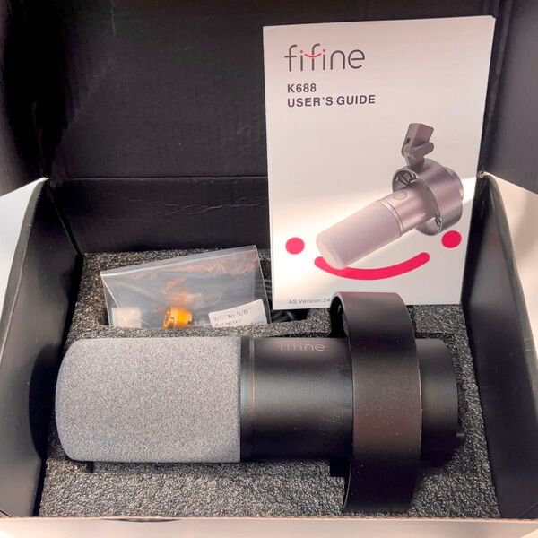 【新品】FIFINE K688 ダイナミックポットキャストマイク