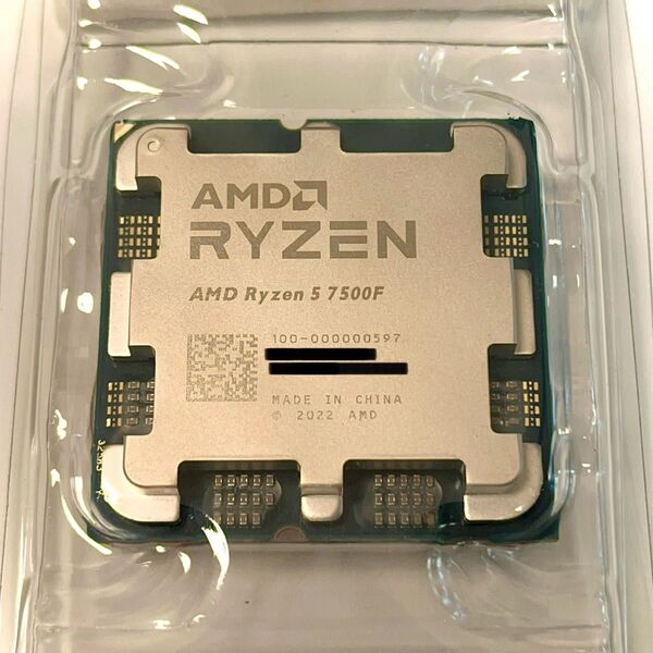 【新品未使用】AMD Ryzen 5 7500F バルク品