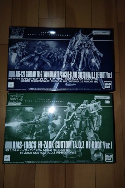 HGハイザックカスタム&HG ガンダムTR-6 ウーンドウォートサイコブレードカスタム セット