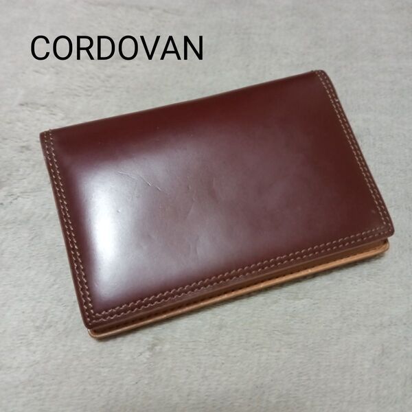 CORDOVAN コードバン ブラウン 名刺入れ マチ有り カードケース