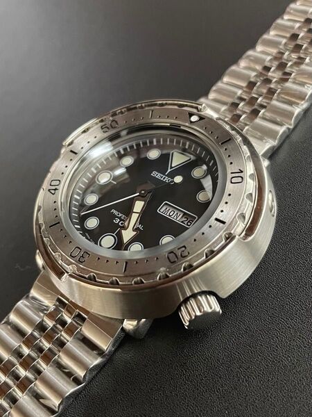 箱 ウレタンバンド付き SEIKO ダイバー プロスペックス 7C46-7010 1994年5月製造品 7C46 ツナ缶