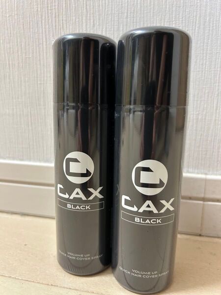 CAX (カックス) ボリュームアップ クイックヘアカバースプレー ブラック 100g×2本 / 新品 増毛 カックスブラック