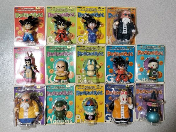 ドラゴンボール コレクションソフビフィギュア Vol.1-4 全14種セット