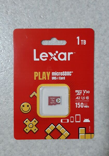 Lexar microSDXCカード 1TB LMSPLAY001T-BNNNG