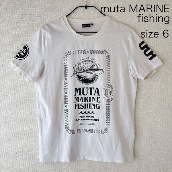 【完売品】muta MARINE fishing Tシャツ 白 MMF TUNA