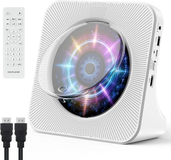 再値下げ Fohil DVD/ CDプレーヤー FMラジオ デスク bluetooth対応