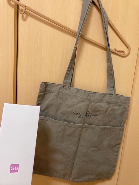 トートバッグ GLOBALWORK +GUスクエアボトル
