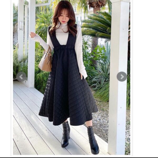 ST.ROONEY セントルーニー 名品 キルティングサロペット